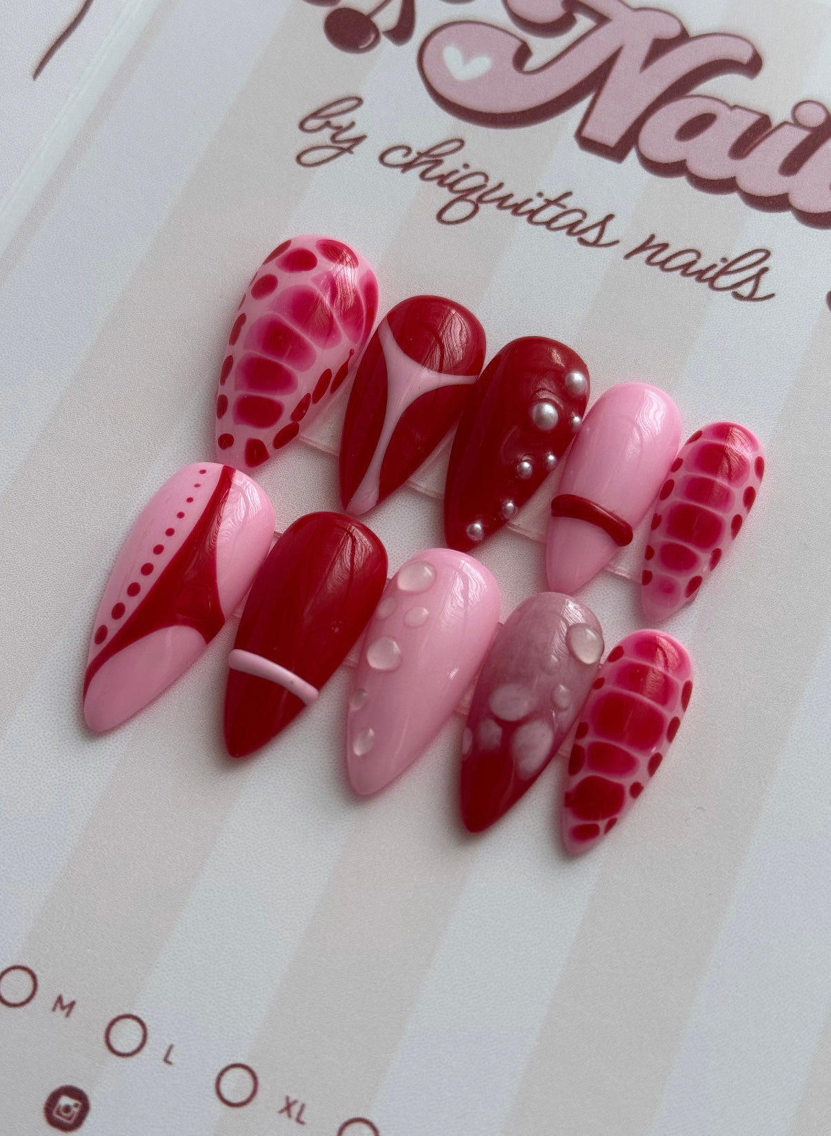 Crazy Love-Press-On Nails Set