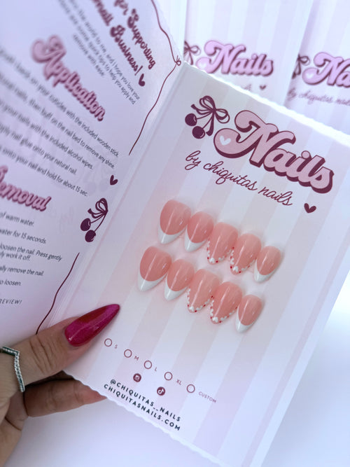 Classic love- Press on Nail Set