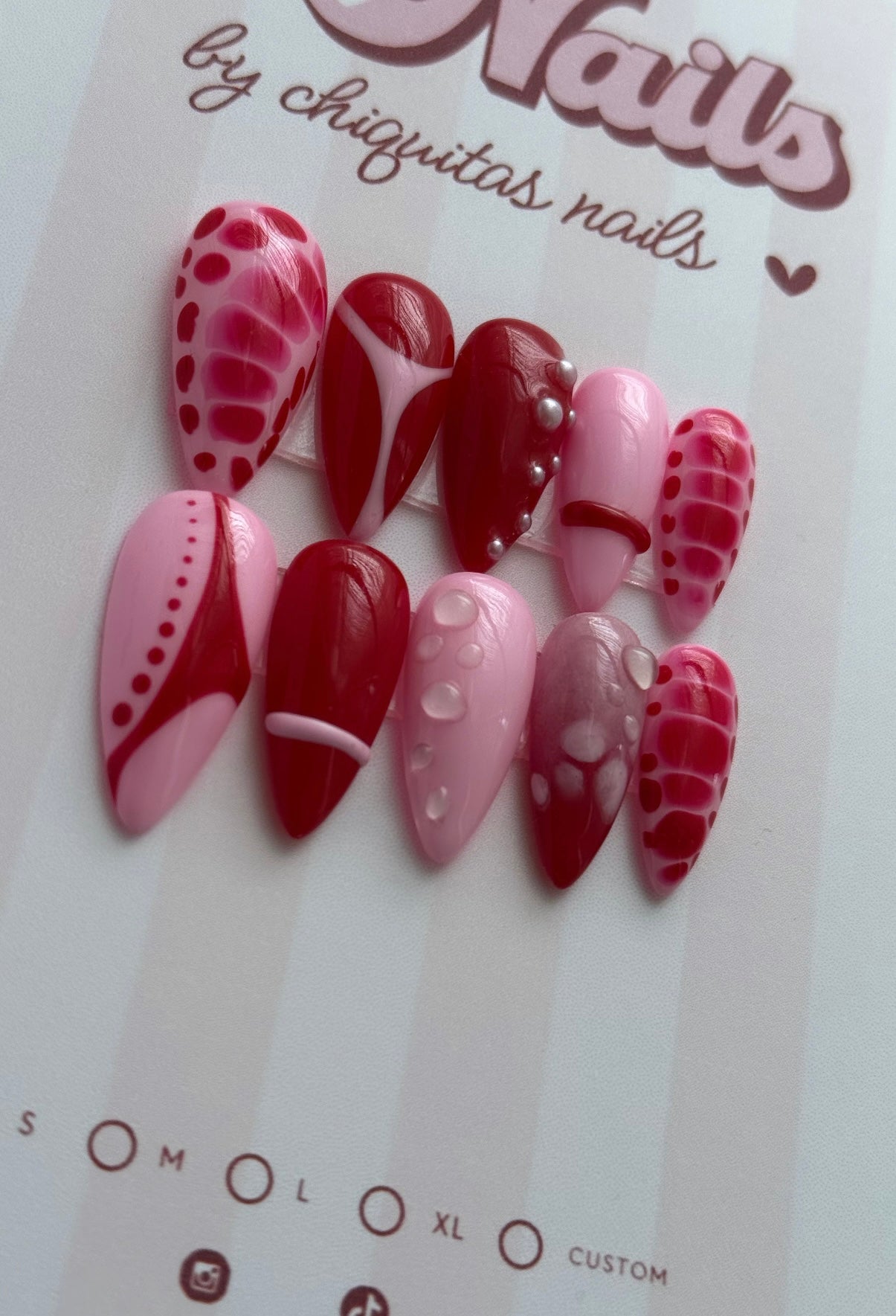 Crazy Love-Press-On Nails Set